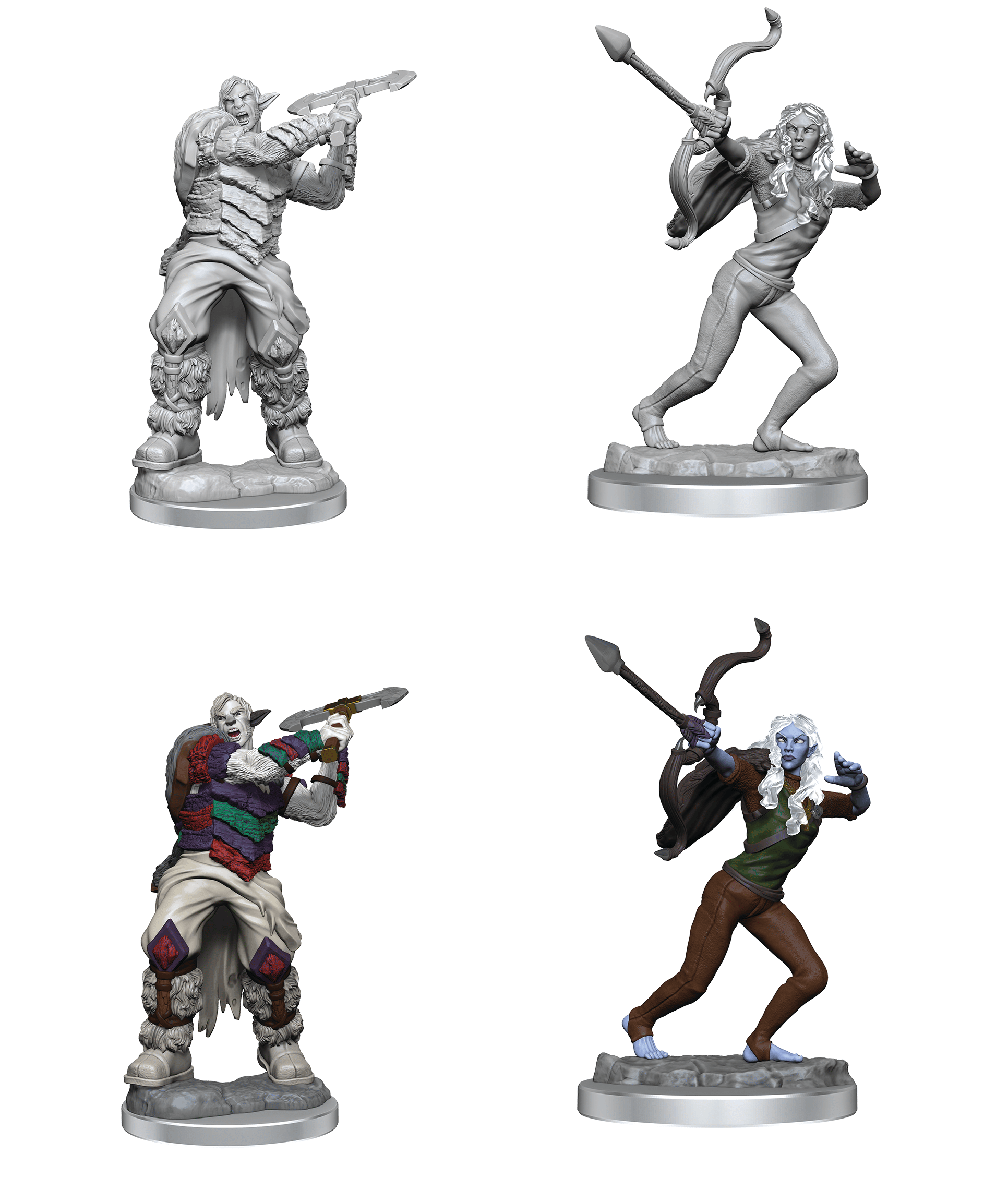 Critical Role Unpainted Miniatures: Ashari Stoneguard & Skydancer Wave 4 image 0